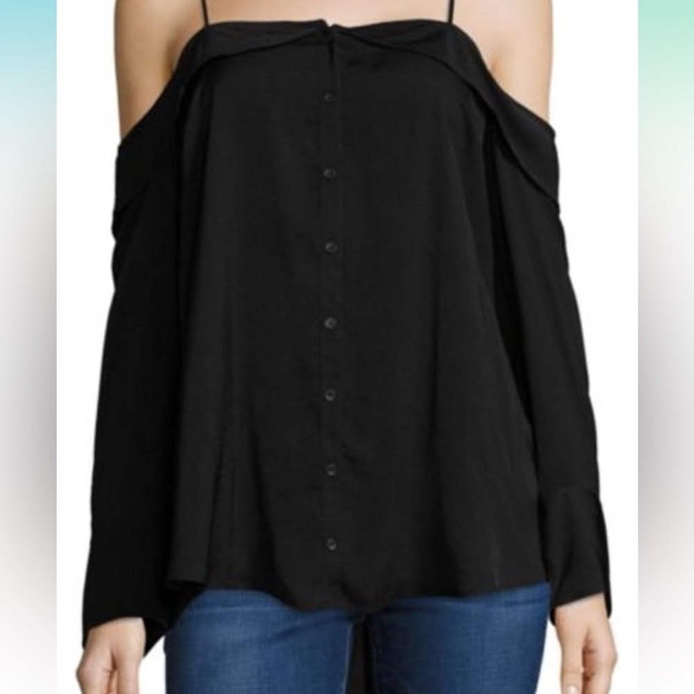 Free People black off shoulder Tunic size Medium